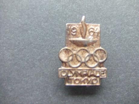 Olympische Spelen Tokio 1964 Olympiade goudkleurig